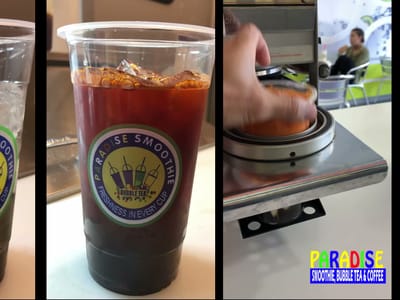 Paradise Smoothie Bubble Tea Coffee