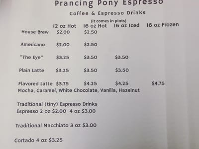 Prancing Pony Espresso LLC