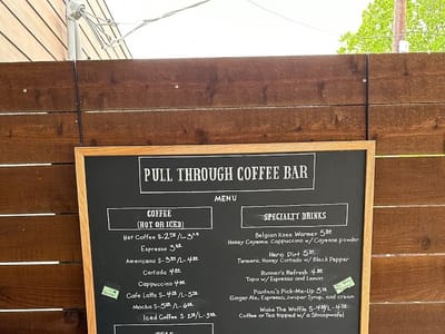 Pull Through Coffee Bar
