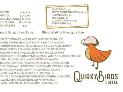 Quirky Birds Coffee