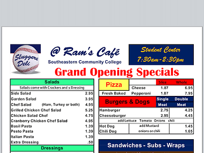 Rams' Café - Sluggers' Deli