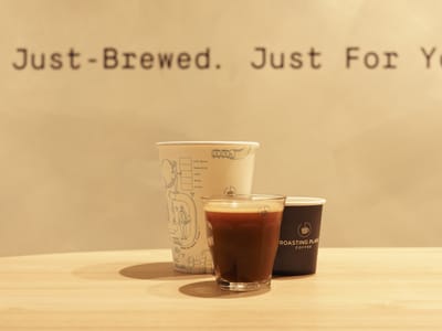 Roasting Plant Coffee at The Fresh Market