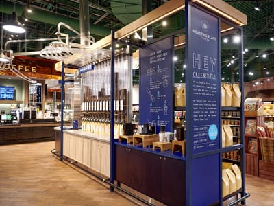 Roasting Plant Coffee at The Fresh Market