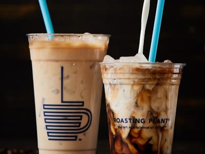 Roasting Plant Coffee in The Fresh Market