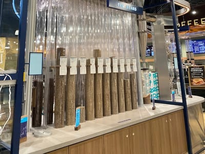 Roasting Plant Coffee in The Fresh Market