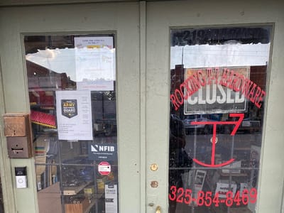 Rocking T-7 Hardware & THE WHISTLE STOP COFFEE SHOP