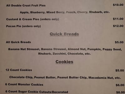 Shorty's Baked Goods