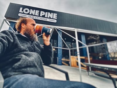 Shred Ready Coffee at Lone Pine Gear Exchange