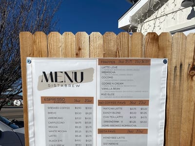 Sistabrew Coffee Drive Thru