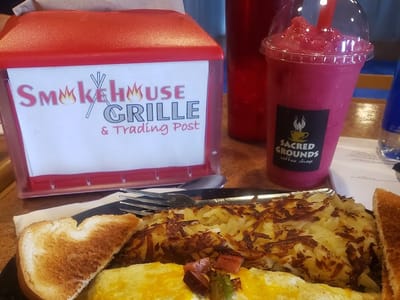 Smokehouse Grill & Sacred Grounds Coffee Shop