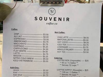 Souvenir Coffee