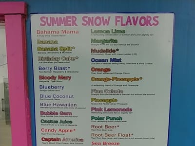 Summer Snow Shaved Ice