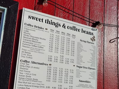 Sweet Things and Coffee Beans