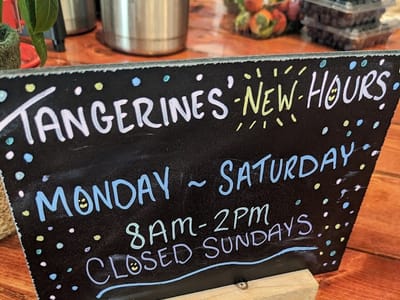 Tangerines Cafe