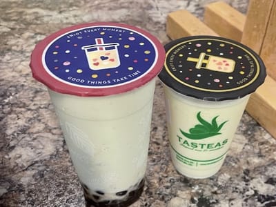 TASTEAS Bubble Waffle,Tea & Rolled Ice Cream