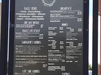 The Bagel Shop to go