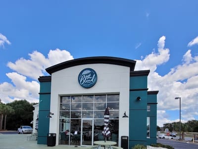 The blend coffee and cocktail