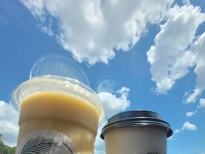 The blend coffee and cocktail