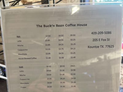 The Buck'n Bean Coffee House