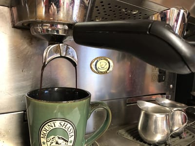 The Coffee Brake, Mt. Shasta, California