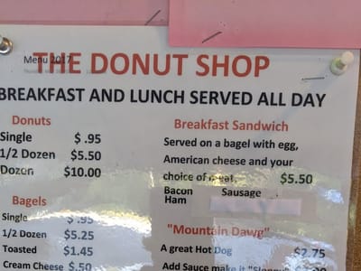 The Donut Shop of Eagle Bay