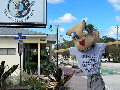 The Roasted Record Coffee and Vinyl