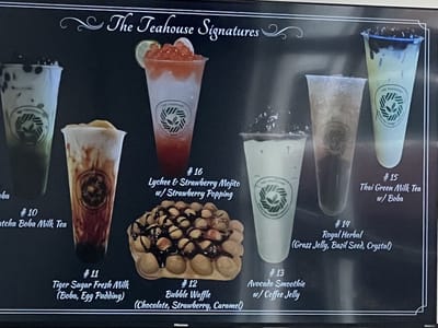 The Teahouse: Bubble Tea, Coffee, Smoothies