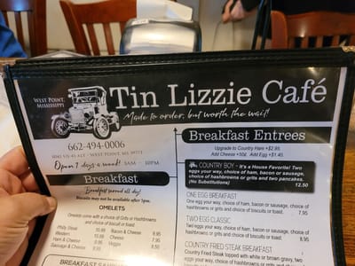 Tin Lizzie Cafe