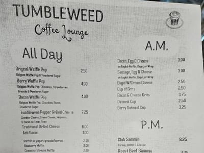 Tumbleweed Coffee Lounge
