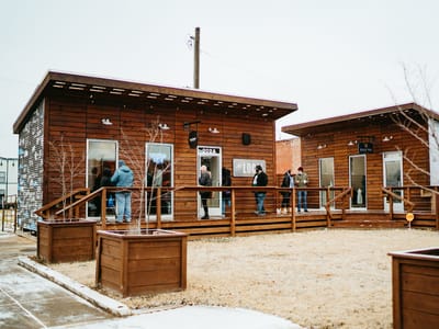 Turntable Coffee Counter