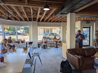 Turntable Coffee Counter