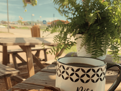 Wall Stompin' Grounds Coffee House