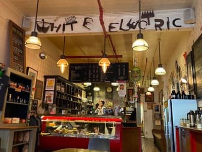 White Electric Coffee