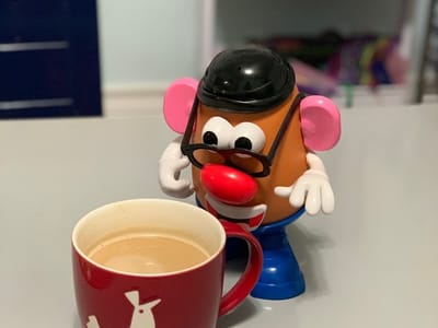 White Paper Bag Coffee