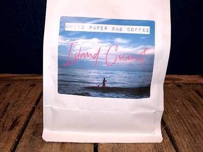 White Paper Bag Coffee