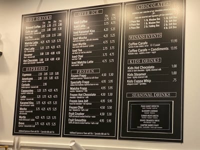 Winans Chocolates + Coffees